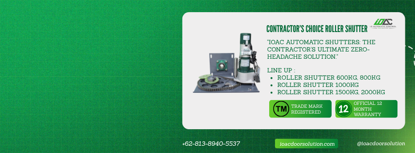 IOAC Roller Shutters: The Contractor’s Choice. Install Once, Forget the Rest.