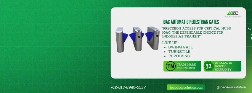 IOAC Automatic Pedestrian Gates: The Trusted and Dependable Standard for Airports, Transit Hubs, and Critical Infrastructure.
